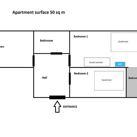 Traditional Apartment Starowislna Street คราคูฟ ภายนอก รูปภาพ